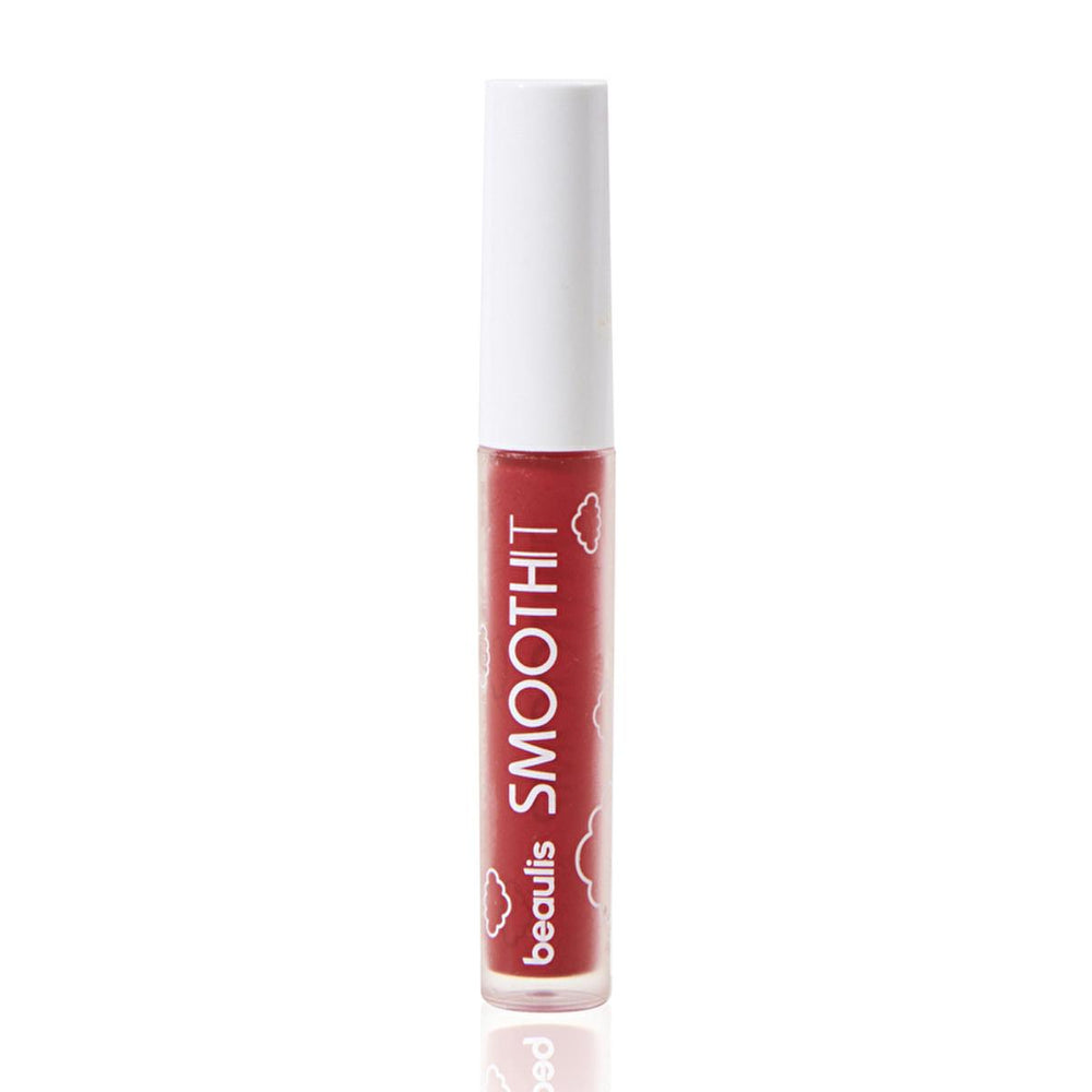 Beaulis Smooth It Matte Lipstick - Moisturizing, Foam-Structured Lip Color in Scarlet Shade - view 3