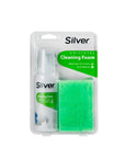 Silver Shoe Cleaning Foam with Sponge Applicator 125ml