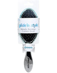 Glide'N Style Metallic Rainbow Cushion Hair Brush No: 246