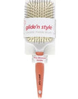 Glide'N Style GS-340 Ceramic Hair Brush for Easy Detangling