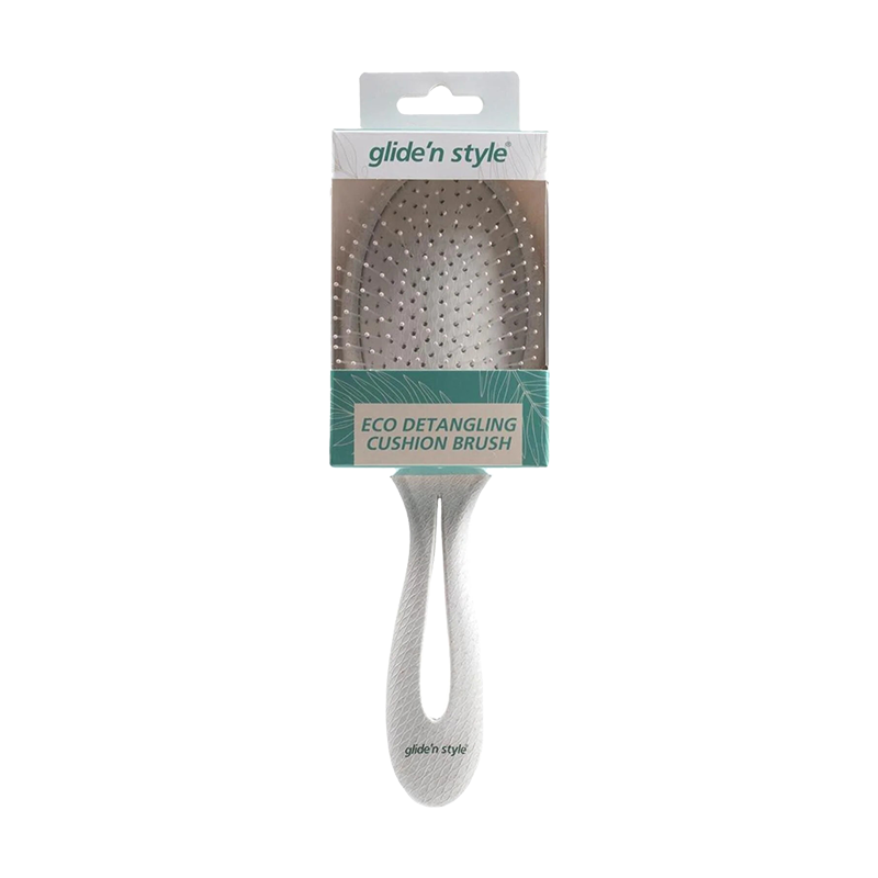 Gliden Style Eco Detangling Cushion Brush for Easy Styling 1 pc