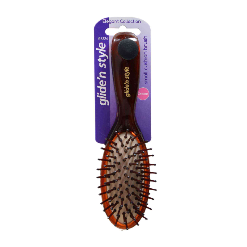 Gliden Style Small Detangling Hair Brush for Smooth Styling