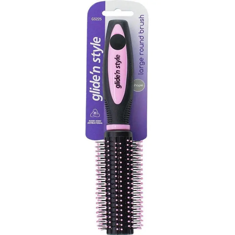 Glide'n Style Large Round Brush for Professional Styling GS-225