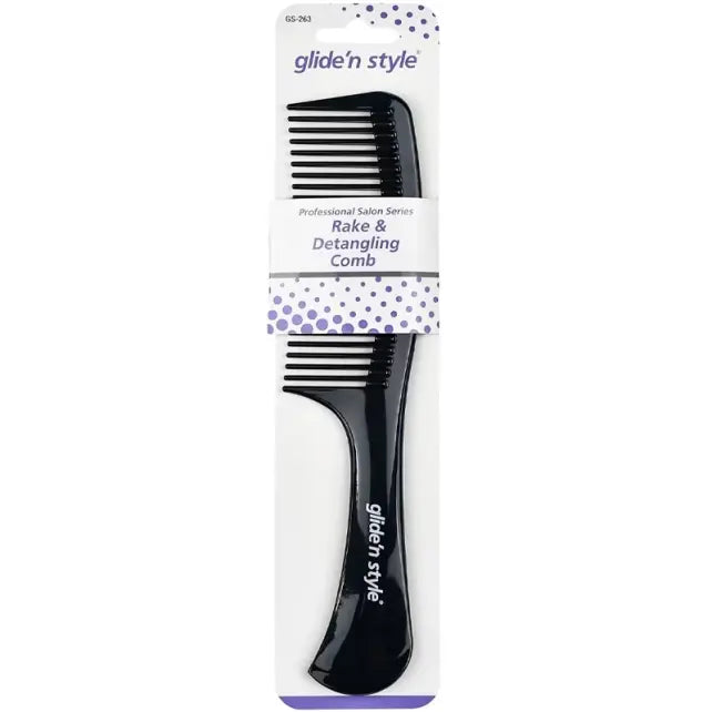 Glide'N Style Detangling Rake Comb GS-263 for Easy Styling