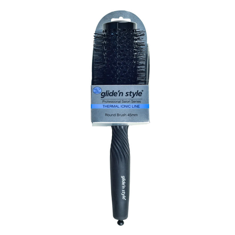 Gliden Style Thermal Ionic Round Brush for Voluminous Styling 45mm