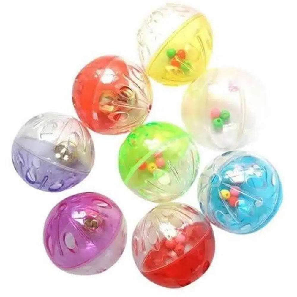 Glipet Beaded Colorful Cat Toy Balls 4-Pack 4.2cm
