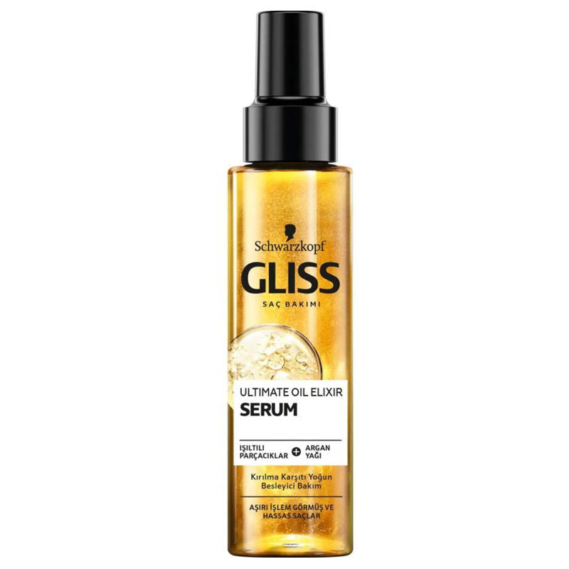 Gliss Ultimate Oil Elixir Serum - Leave-In Hair Serum, 100 ml