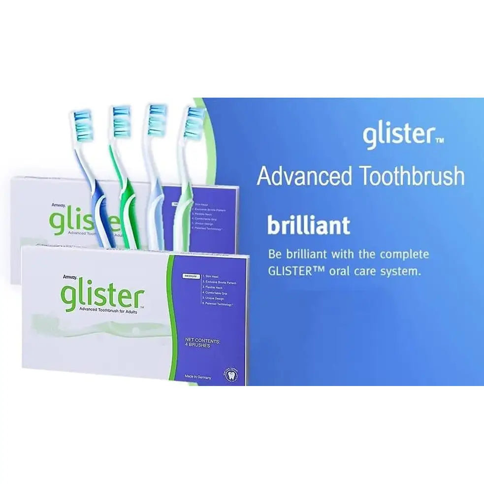 Glister Advanced Toothbrush (4 Brushes) - Diş Fırçaları