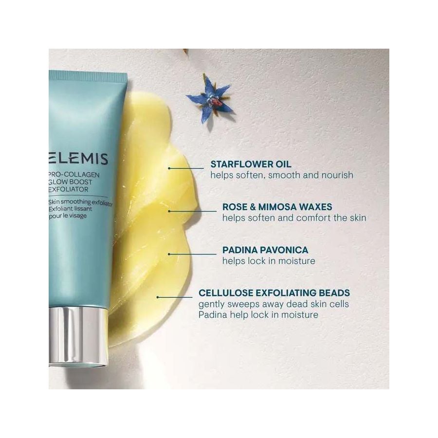 Elemis Pro-Collagen Glow Boost Exfoliator for Radiant Skin 100ml