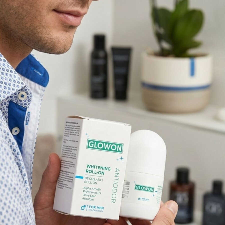 Glowon Men Brightening Roll-On Deodorant for Fresh Skin 50 ml