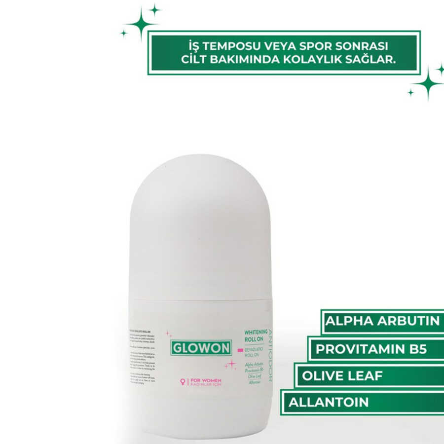 Glowon Brightening Roll-On Deodorant for Women 50 ml