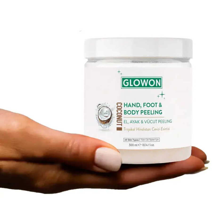 Glowon Coconut Hand Foot and Body Peeling Smoothing Scrub 300 ml