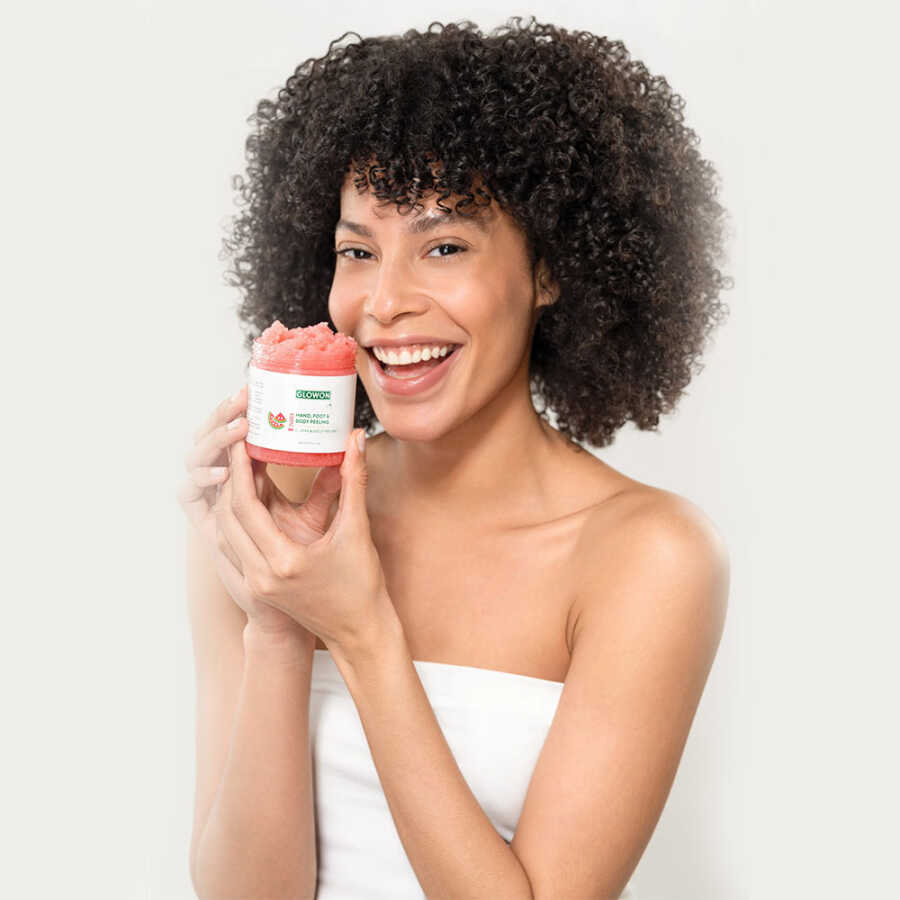 Glowon Watermelon Hand Foot & Body Scrub Smoothing Peeling 300ml
