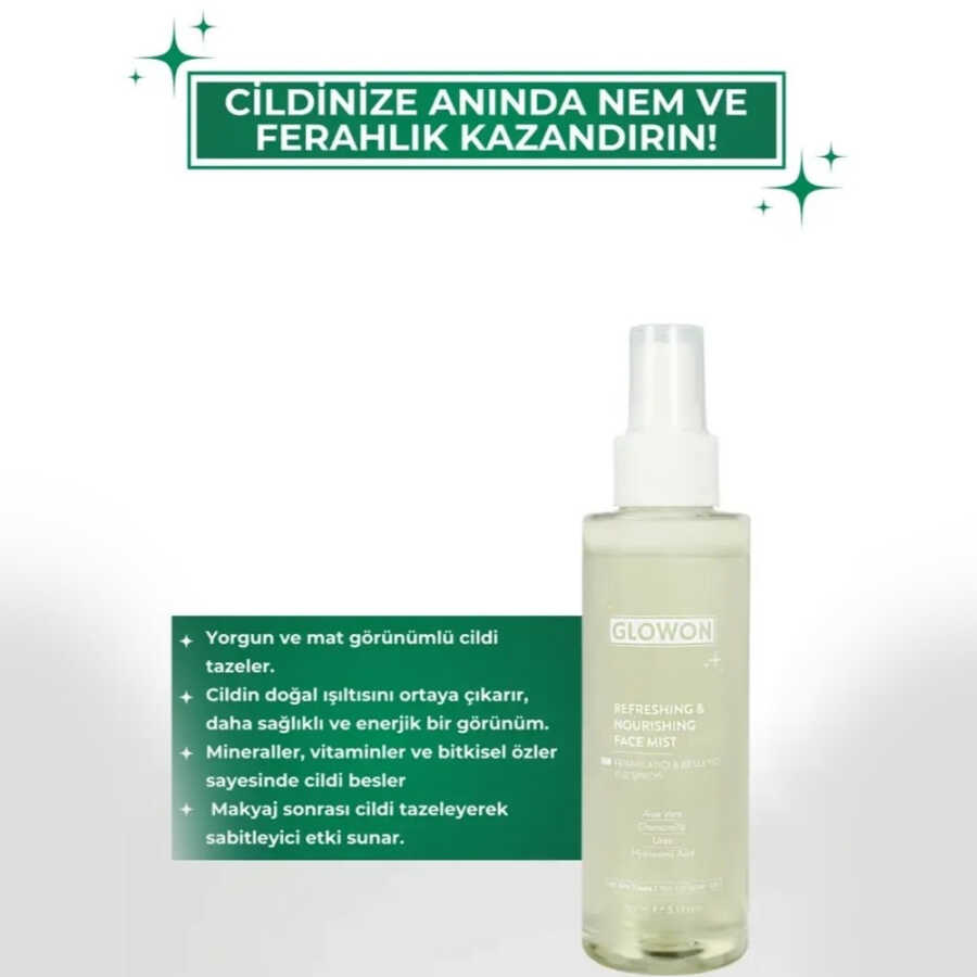 Glowon Refreshing & Nourishing Face Mist with Hyaluronic Acid 100ml