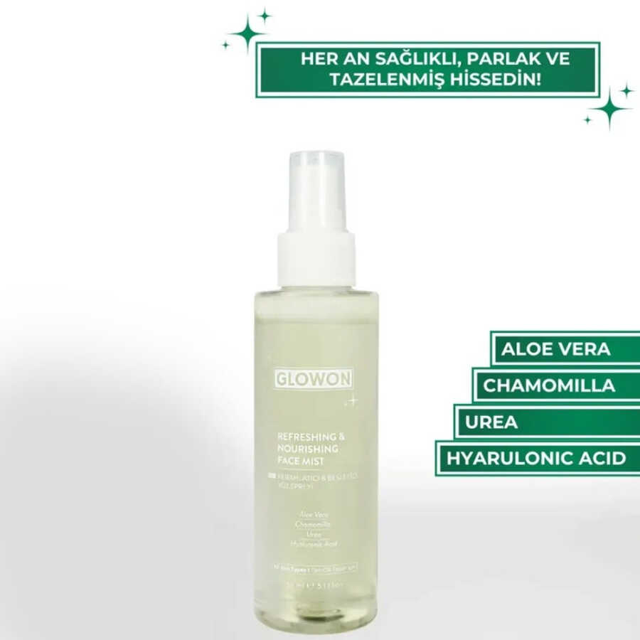 Glowon Refreshing & Nourishing Face Mist with Hyaluronic Acid 100ml