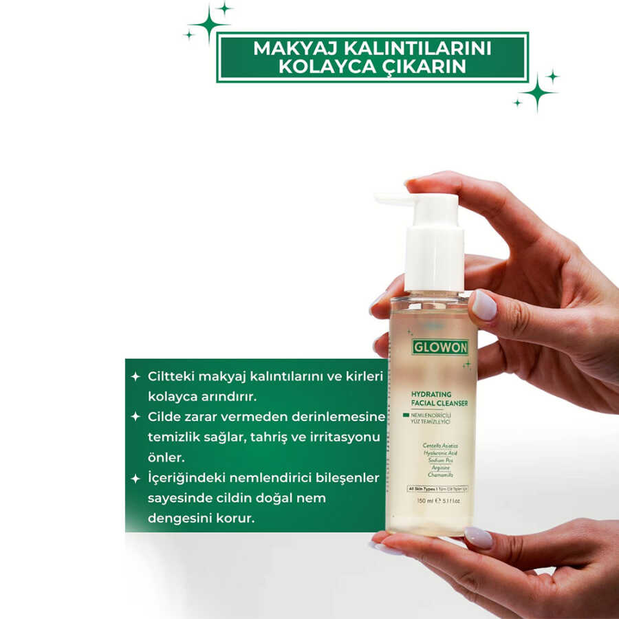 Glowon Hydrating Facial Cleanser & Makeup Remover 150 ml