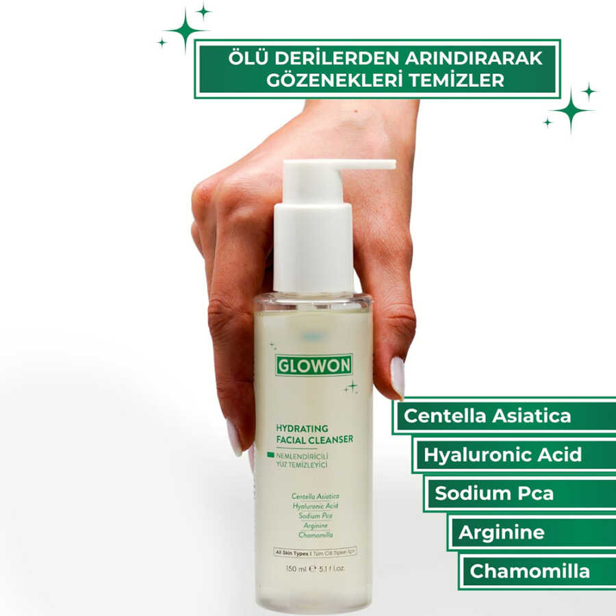 Glowon Hydrating Facial Cleanser & Makeup Remover 150 ml