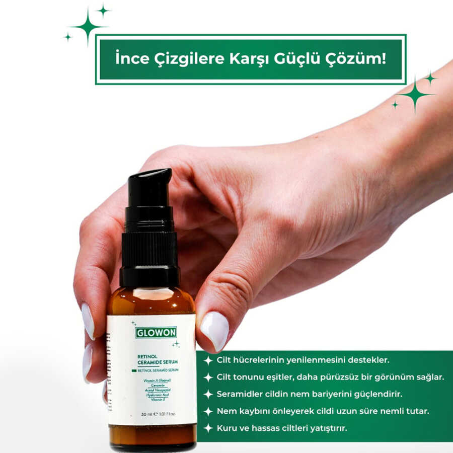 Glowon Retinol & Ceramide Serum for Fine Lines 30 ml