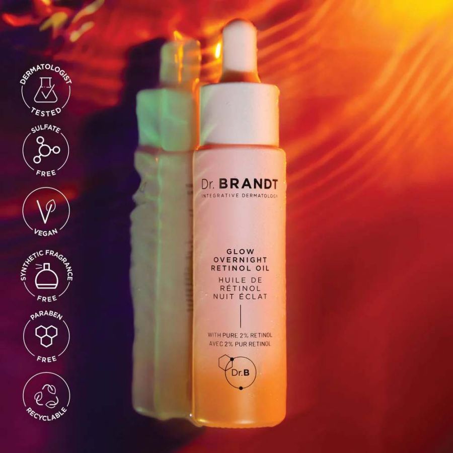 Dr. Brandt Bright This Way Glow Overnight Retinol Oil, 30ml