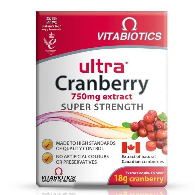 Vitabiotics Ultra Cranberry - 30 Tablets | Supplement - image 8