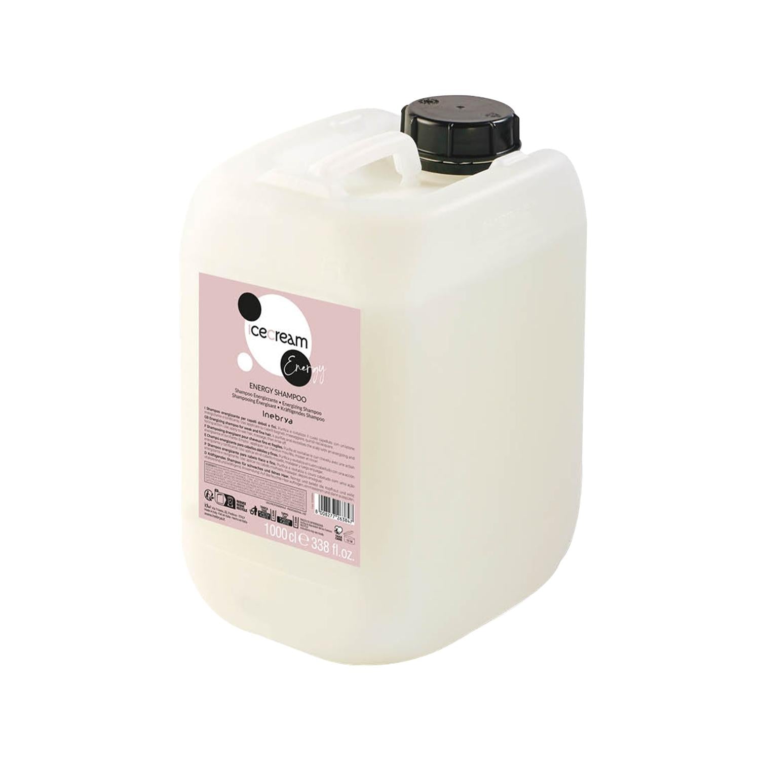 Inebrya Ice Cream Energy Shampoo for Weak and Thin Hair - Bulk 10L, Nourishing & Energizing, Professional Hair Care Inebrya Ice Cream Energy Shampoo - Bulk 10L for Weak Hair bulk shampoo, shampoo for weak hair, hair nourishment products, Inebrya Ice Cream Energy Shampoo, professional hair care products, hair care for thin hair, nourishing shampoo, energizing shampoo, salon shampoo, hair revitalization, hair strengthening, professional hair care, bulk hair care products