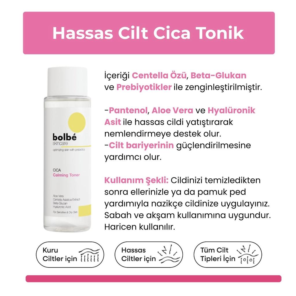 Bolbe Soothing &amp; Barrier Support Toner for Sensitive Skin 200 ml