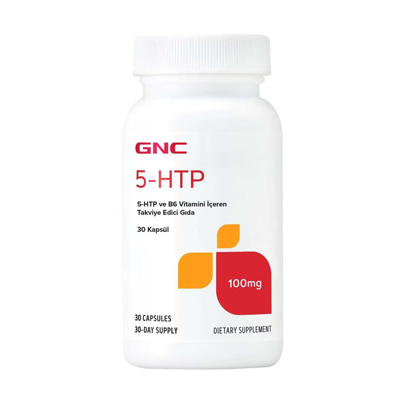 GNC 5-HTP with Vitamin B6 Dietary Supplement 30 Capsules