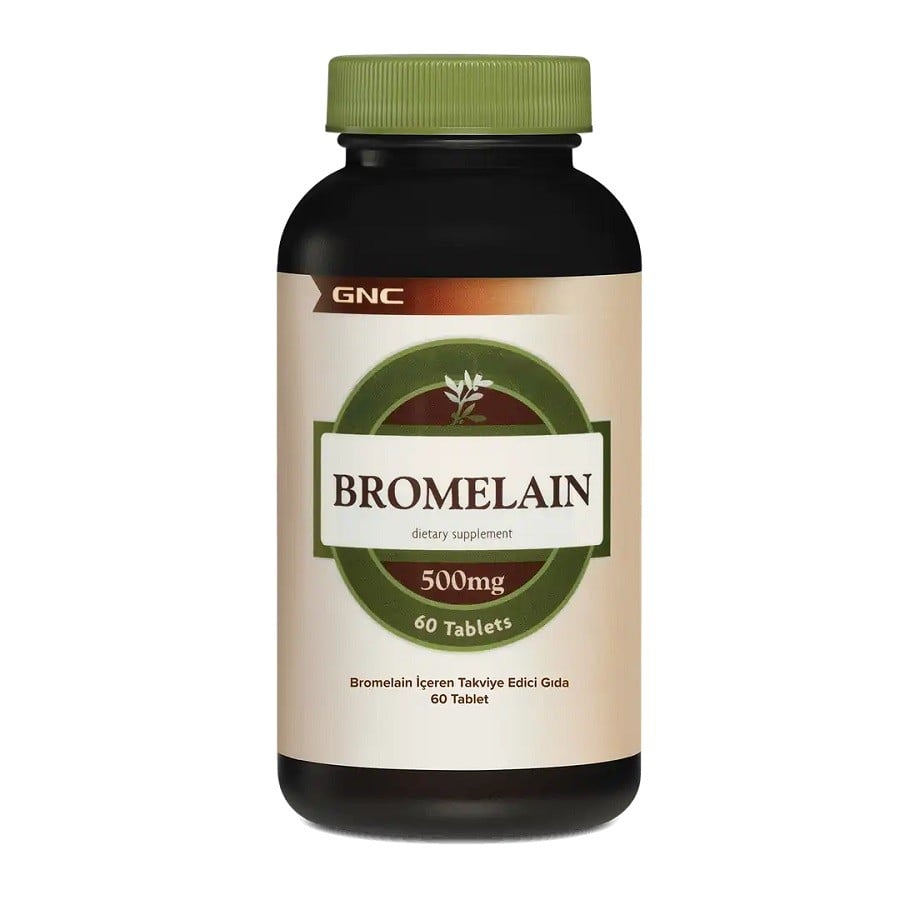 GNC Bromelain 60 Tablets - Digestive Enzyme Supplement