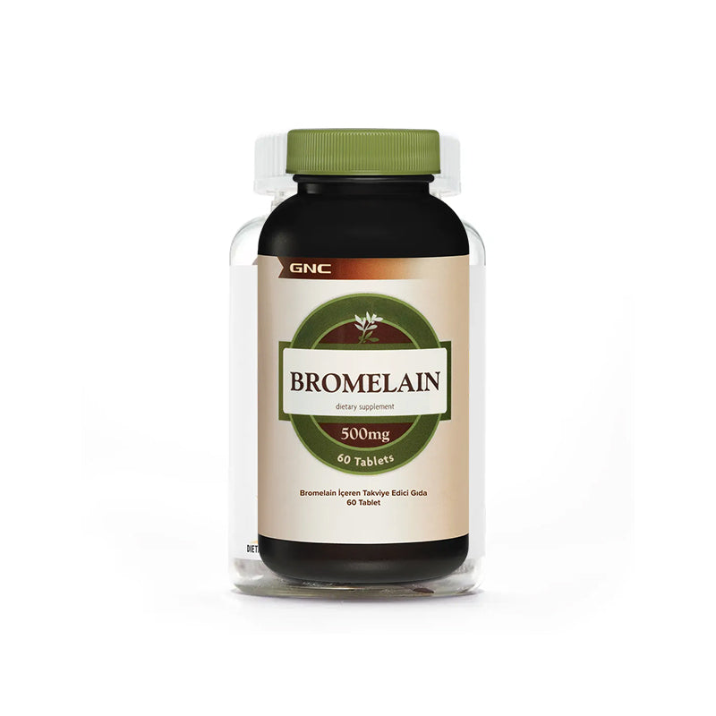 GNC Bromelain 60 Tablets - Digestive Enzyme Supplement