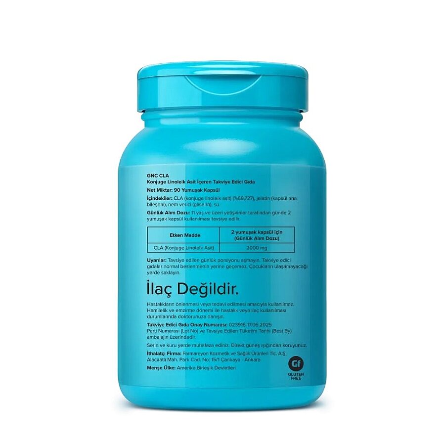 GNC Total Lean CLA Dietary Supplement 90 Softgels