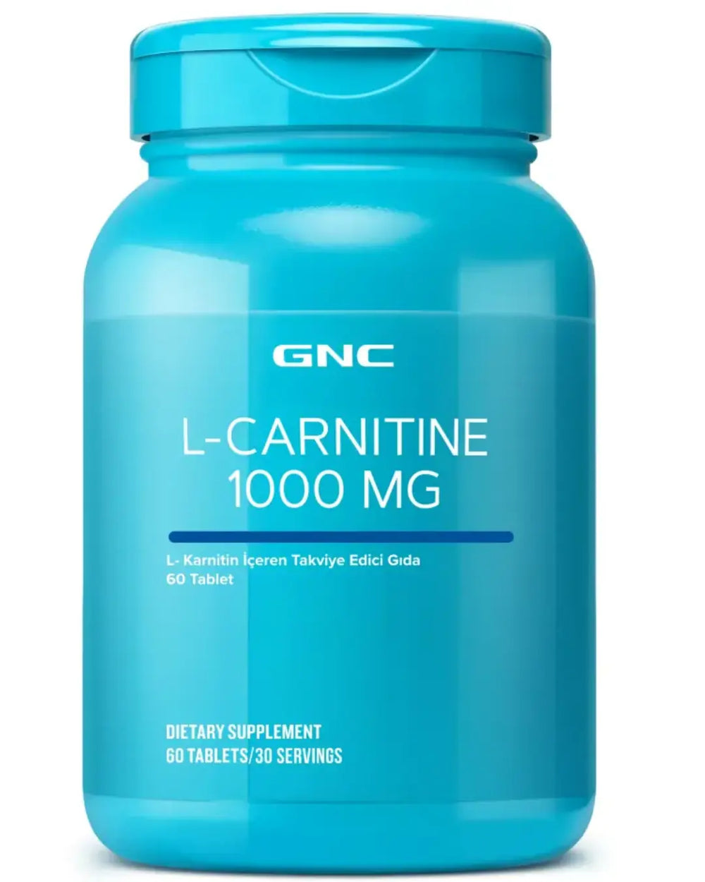 GNC L-Carnitine 1000 mg 60 Tablets Dietary Supplement