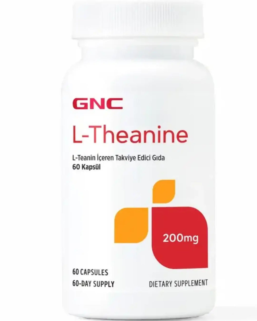 GNC L-Theanine 60 Capsules - Supplement with L-Theanine, 60 Count