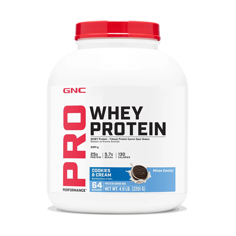 GNC PRO Whey Protein Cookies and Cream 2201g