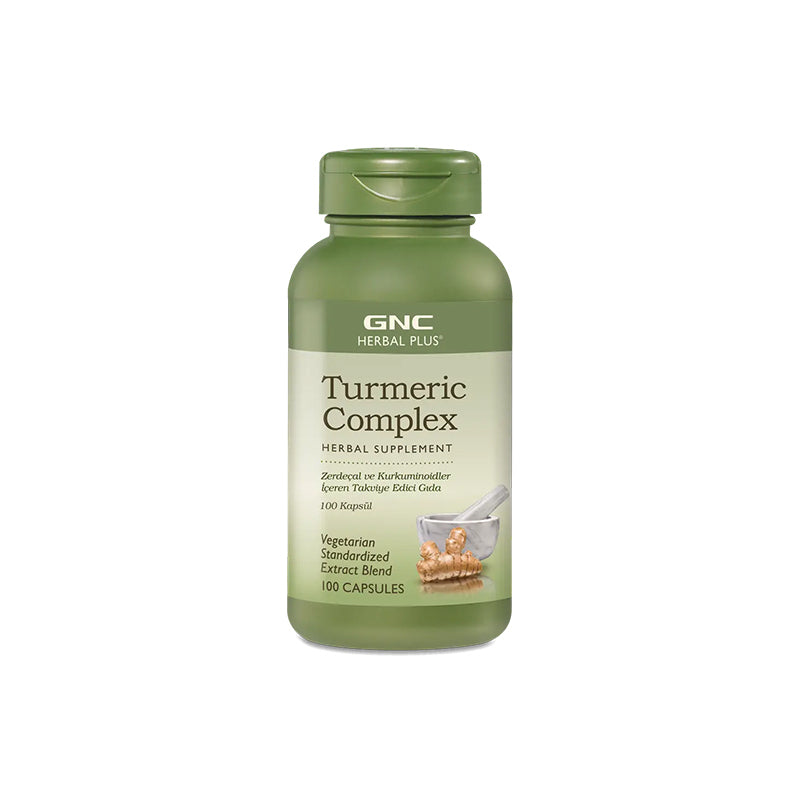 GNC Turmeric Complex Herbal Supplement 100 Capsules