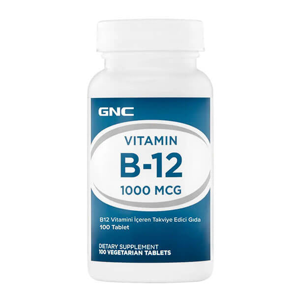 GNC Vitamin B12 Energy Support Supplement 100 Tablets