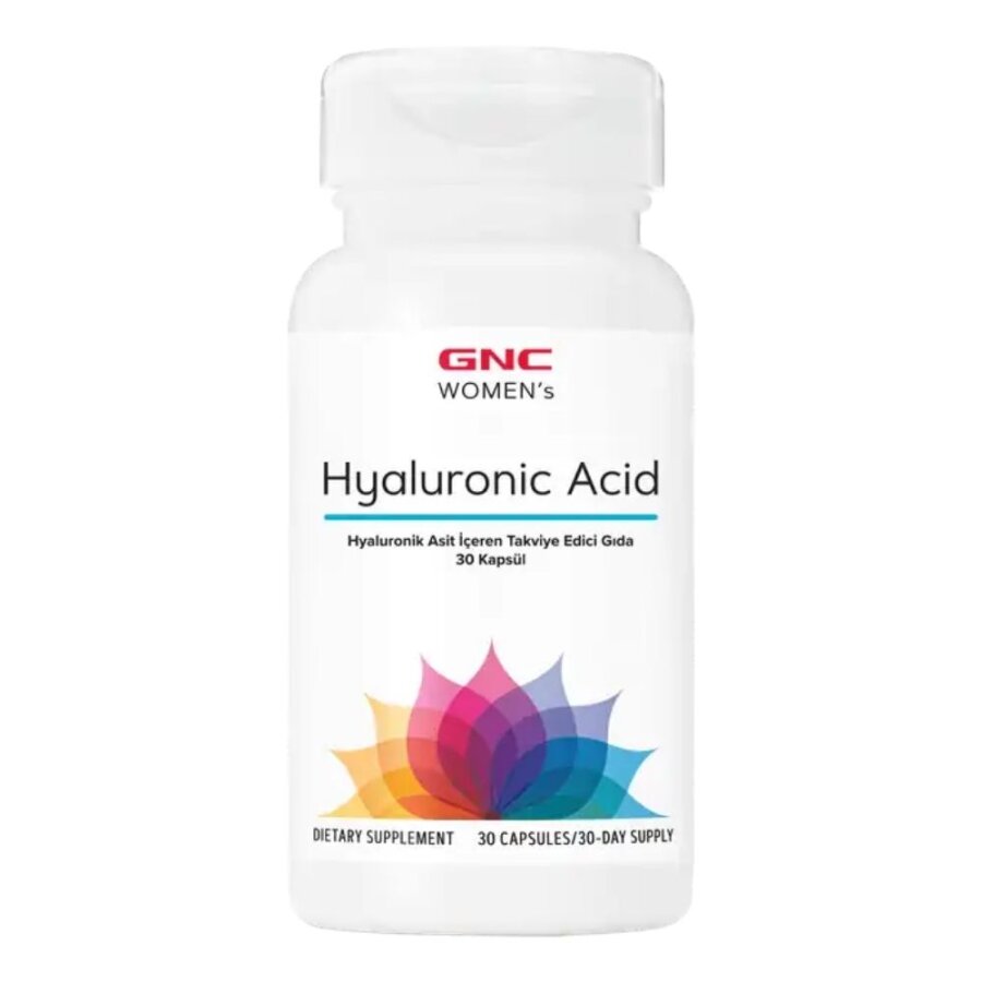GNC Womens Hyaluronic Acid Hydrating Supplement 30 Capsules