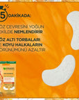 Garnier Eye Mask for Dark Circles & Puffiness - Hydrating Hyaluronic Acid & Orange Juice, 6g - view 3