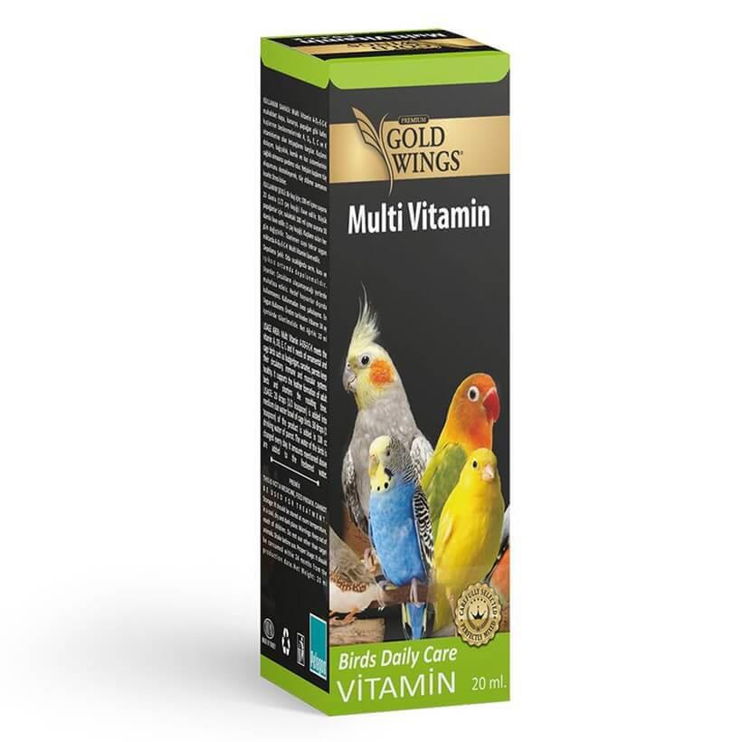 Gold Wings Premium Multivitamin Bird Feather Support 20 ml