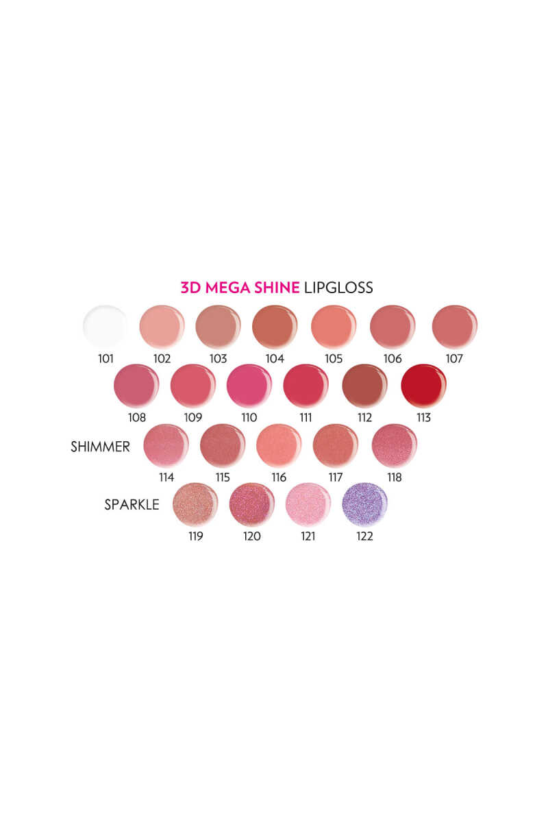 Golden Rose 3D Mega Shine Lipgloss 105 - 5.2ml