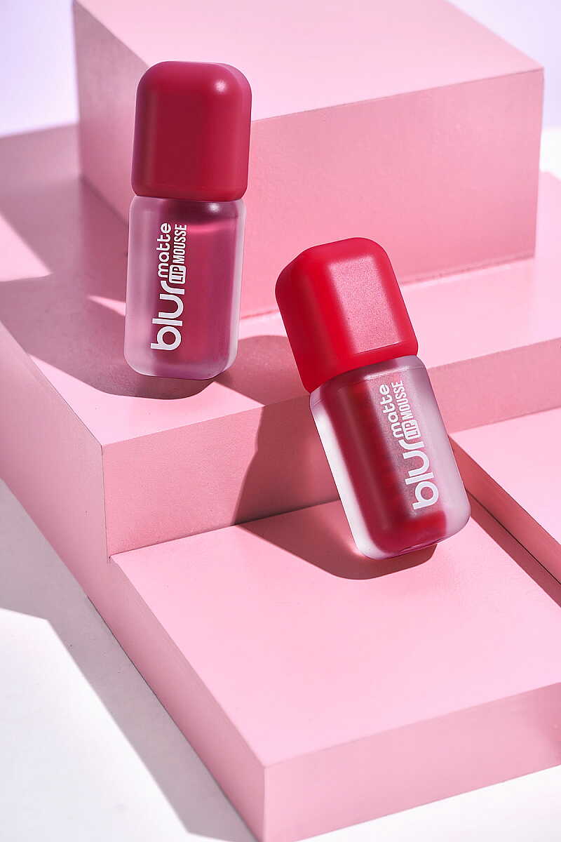Golden Rose Blur Matte Lip Mousse 08 Cerise - Velvety Matte Liquid Lipstick