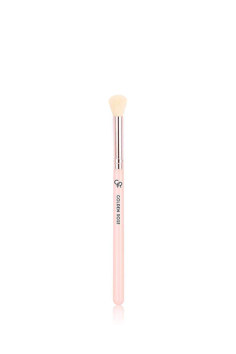 Golden Rose Nude Look Tapered Blending Eyeshadow Brush for Soft Color Blending