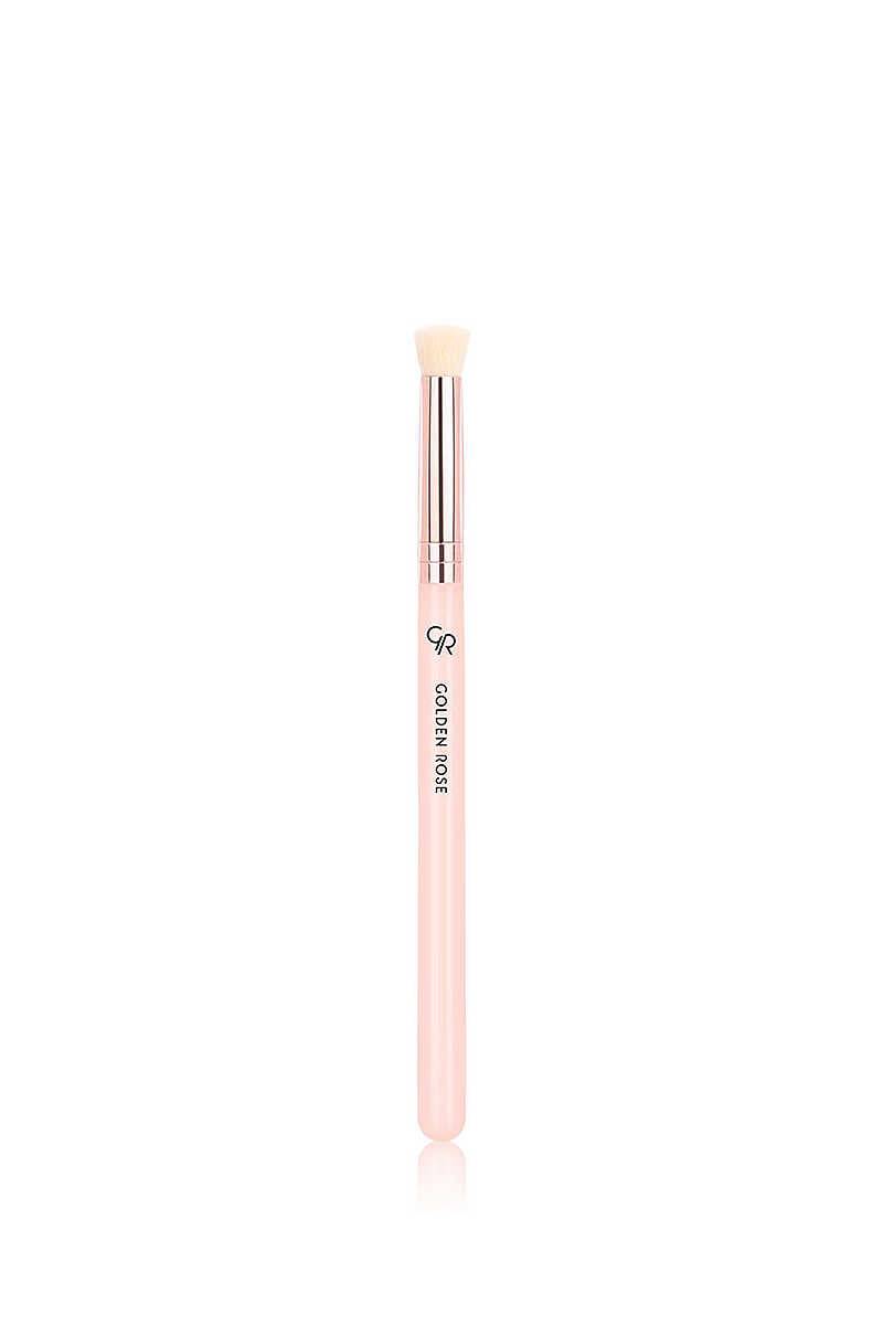 Golden Rose Nude Look Angled Eyeshadow Brush