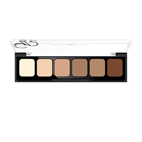Golden Rose Correct & Conceal Concealer Cream Palette 6x2g 02 Medium To Dark - Concealer
