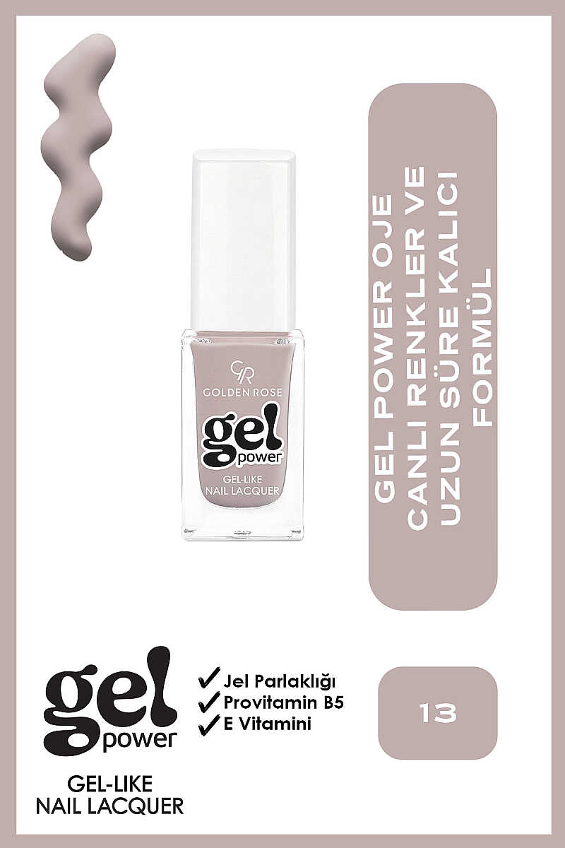 Golden Rose Gel Power Gel-Like Nail Color No:13 10.2ml