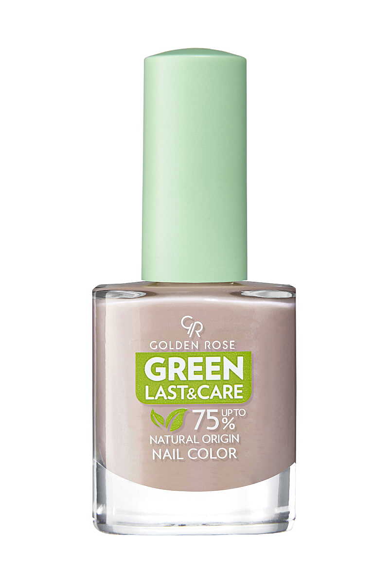 Golden Rose Green Last&Care Nail Color 111 - Vegan Plant-Based Nail Polish