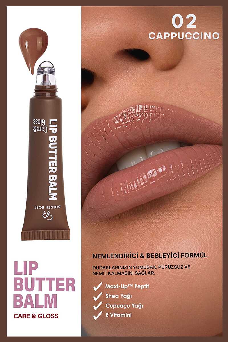 Golden Rose Lip Butter Balm 02 Cappuccino Gloss 10ml