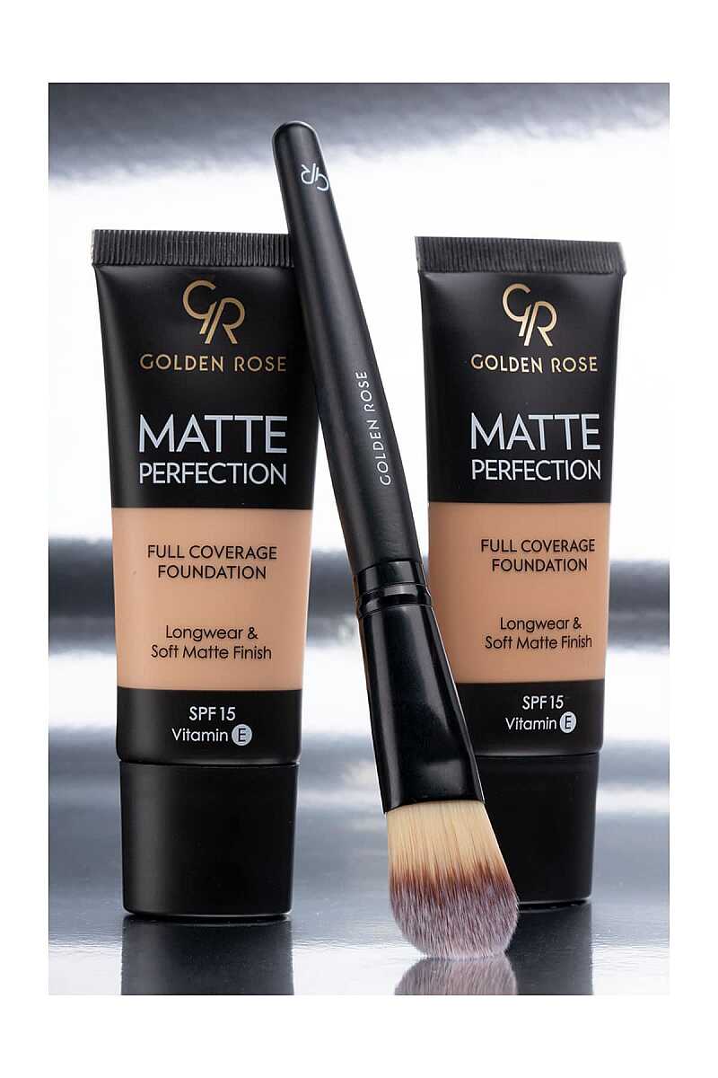 Golden Rose Matte Perfection Full Coverage Foundation - Warm 07