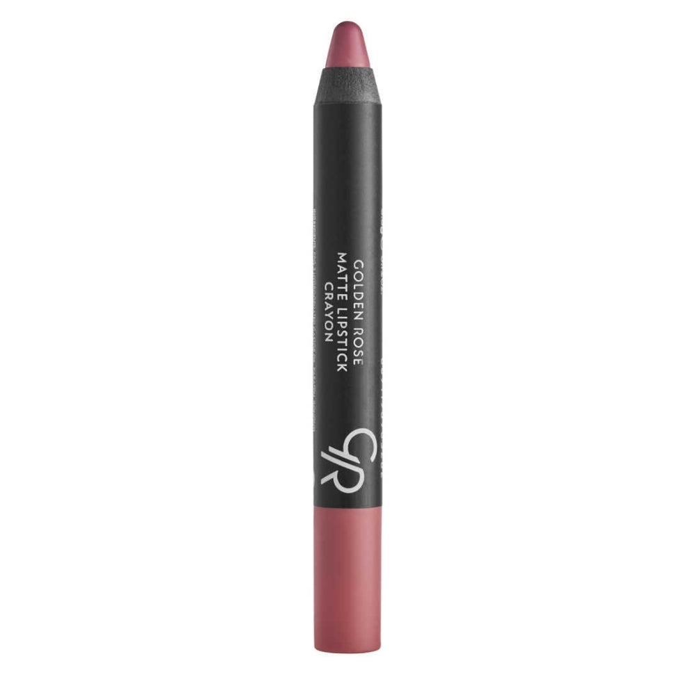 Golden Rose Matte Lipstick Crayon 12 - Velvet Finish 3.5g