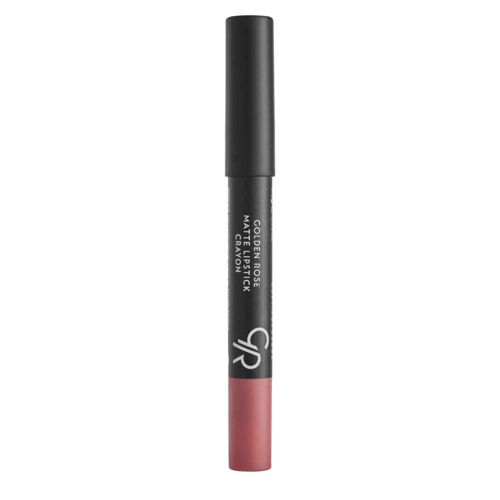 Golden Rose Matte Lipstick Crayon 12 - Velvet Finish 3.5g