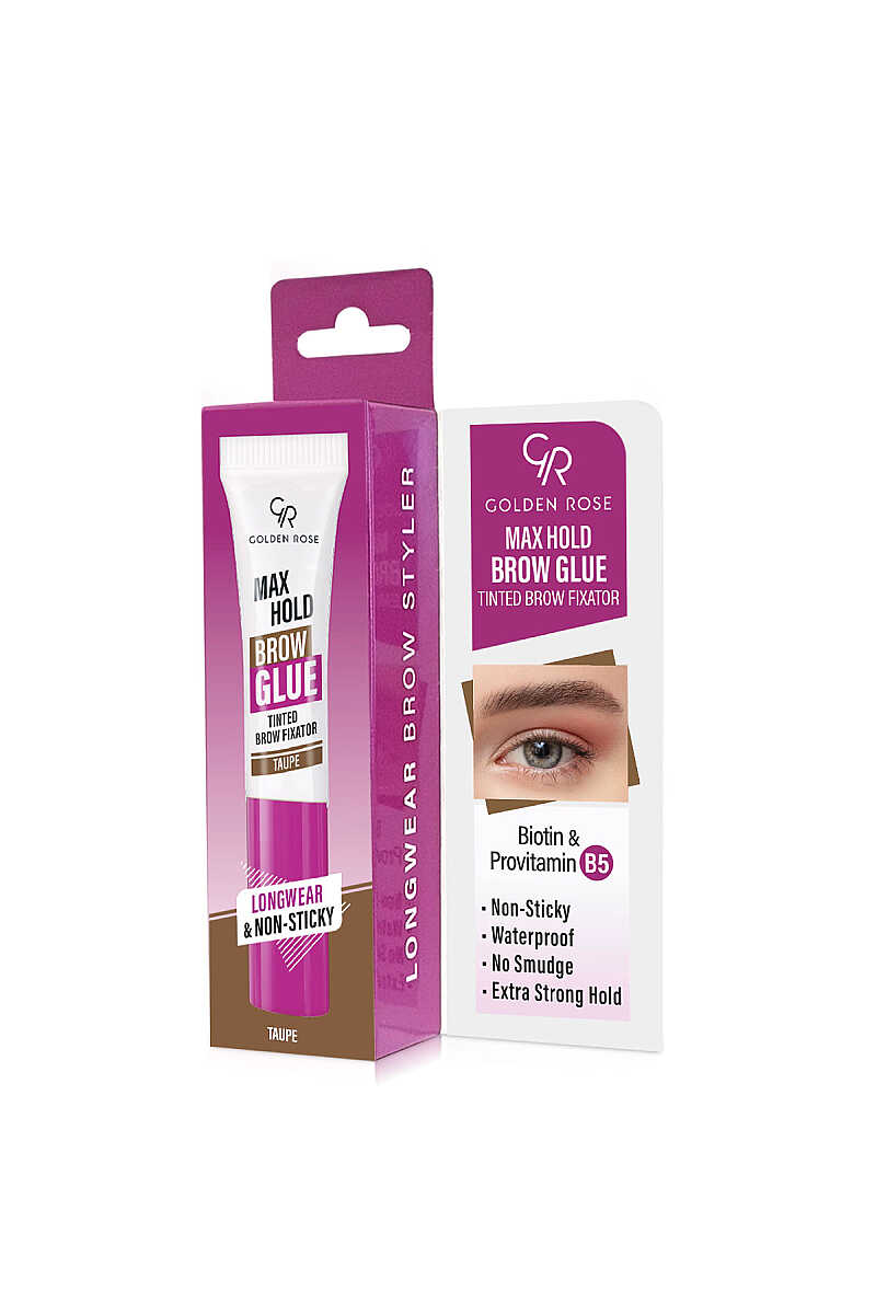 Golden Rose Max Hold Brow Glue 103 Taupe Lamination Effect